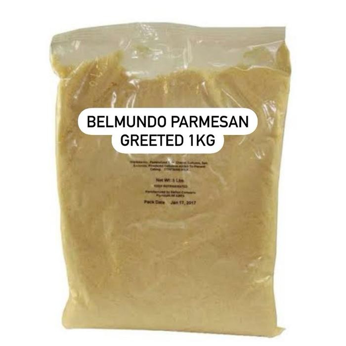 

(Expert) keju Parmesan Belmundo kemasan 1kg parmesan keju bubuk Belmundo keju parmesan import italia