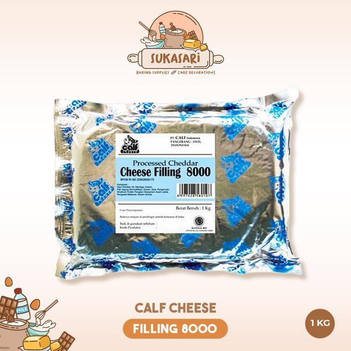

(Expert) Sukasari - Calf Cheese Filling 8000 1kg / Keju Filling Calf 8000 Isian Roti