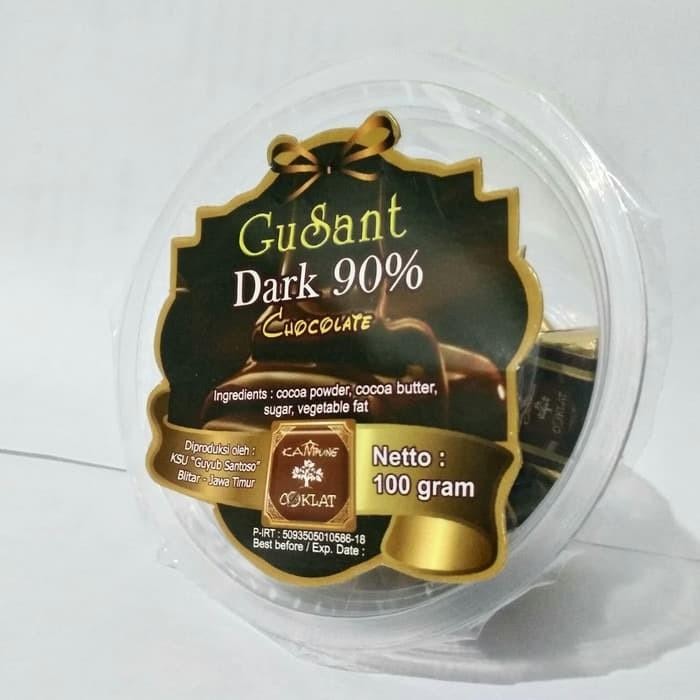 

(Expert) Coklat Diet-Dark Chocolate 90% Cup 100.gr - kampung coklat blitar