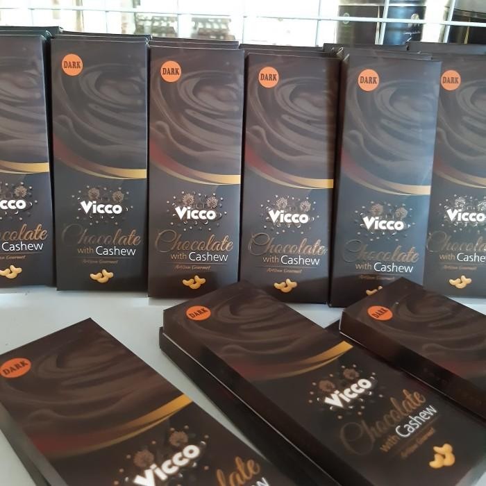 

(Expert) Vicco Cokelat Bar Dark Mente Premium by Puslit Jember, Chocolate Bar