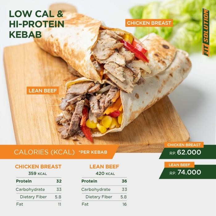 

(Expert) Low Cal & Hi-Protein Kebab Chicken / Lean Beef. Healthy Diet Prep meal