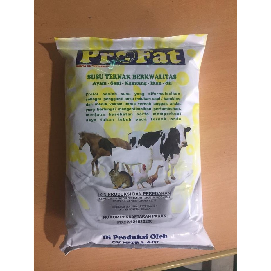 

terlaris PROFAT 1 Kg - Susu Ternak Penganti Induk Milk Replacer