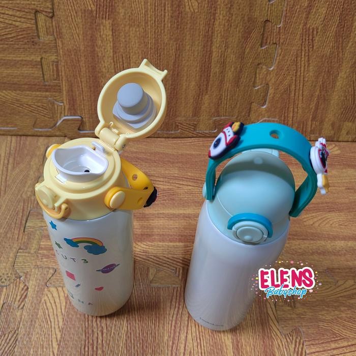 LOCK N LOCK TUMBLER BOTOL MINUM ANAK STAINLESS STRAP KEKINIAN