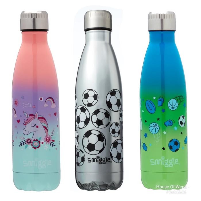 SMIGGLE WONDER STAINLESS STEEL BOTTLE - BOTOL MINUM STAINLESS SMIGGLE