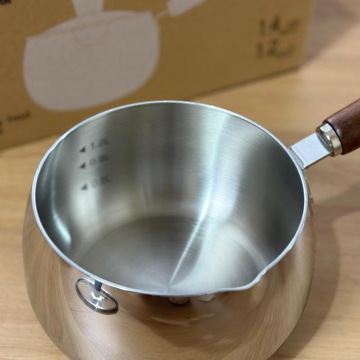 Milk Pot Stainless Steel Premium Sus 316 Panci Susu Panci Kukus