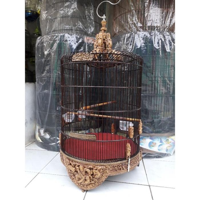 sangkar bulat kacer fiber diameter 46 cm ( untuk kacer cucak Ijo )