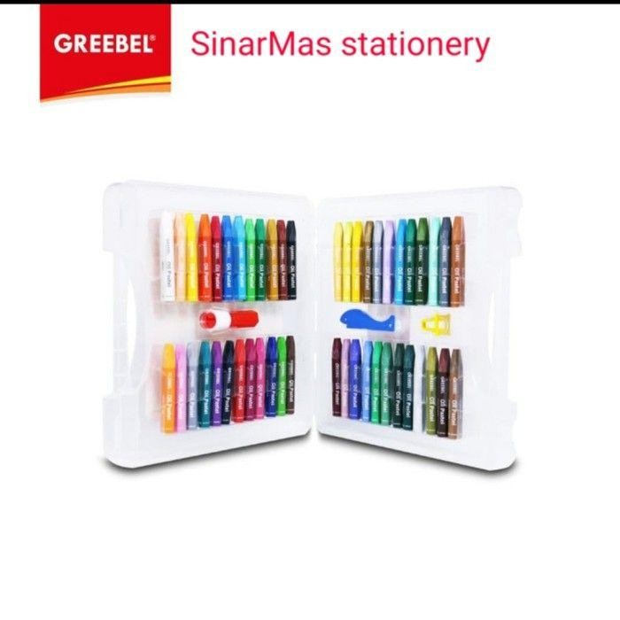 

Crayon 48 Warna Greebel / Greebel Oil Pastels 48 Colours Non Toxic
