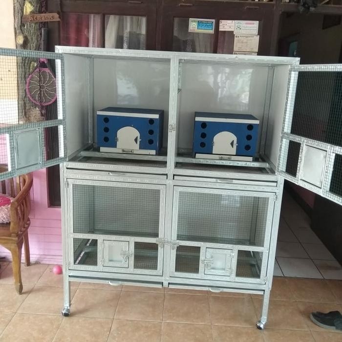 kandang macan / merpati balap 4 kotak