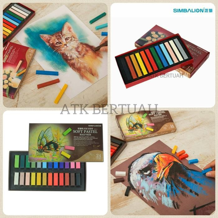 

Simbalion Soft Pastel Hair Chalk Kapur Warna Rambut
