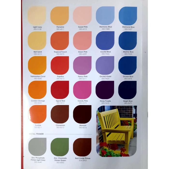 Cat kayu dan besi Danapaint Danalac