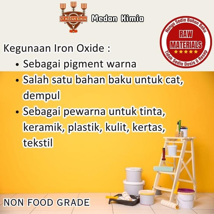 Iron Oxide Yellow Kuning 1 KG Murah Meriah Iron Oxide Warna Kuning