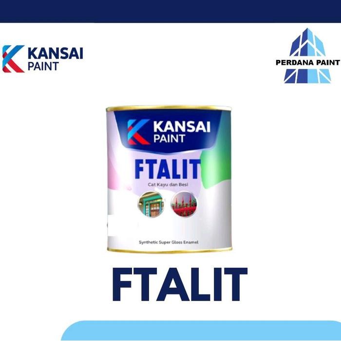 CAT FTALIT (5 KG) - CAT MINYAK UNTUK KAYU / BESI (SUPER WHITE / 731)