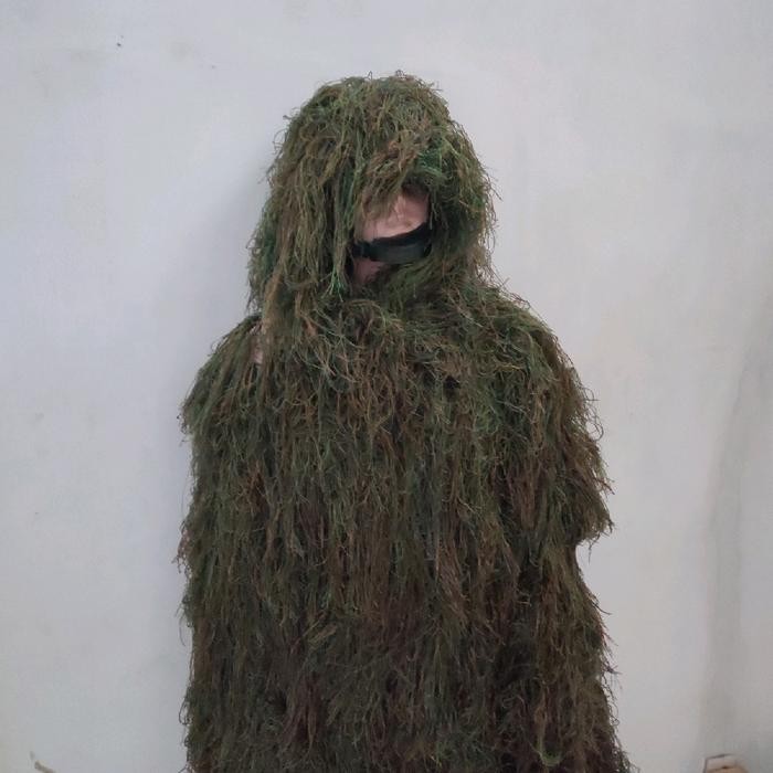 Promo Kostum 17 Agustus /Baju Setelan 17 Agustus/Kostum Sniper /Baju Ghillie Suite Jala Camouflase