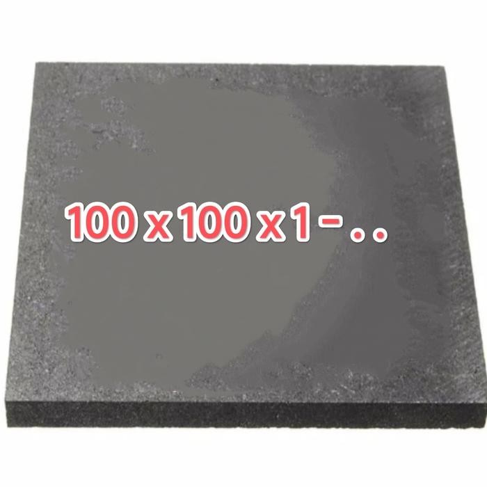 Elektroda Plat Karbon Graphite Plate Electrode 100 X 100 X 1 -- 10 Mm