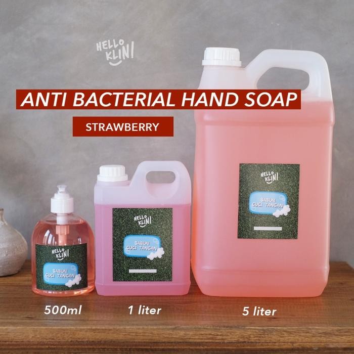 Helloklin Hand Soap - Sabun Cuci Tangan Anti Bakteri 5 Liter (Refill)