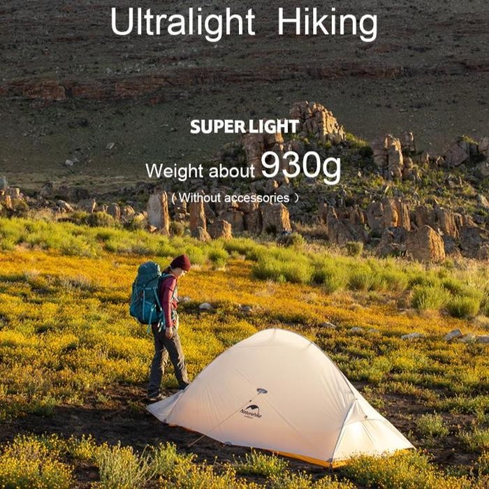 Tenda Cloud Up 2 Ul 10D Naturehike Nh19Zp017 Camping Ultralight Ul