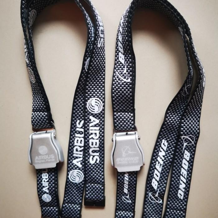 

LANYARD AIRBUS RAJUTAN ORIGINAL DENGAN SEATBELT TERJAMIN