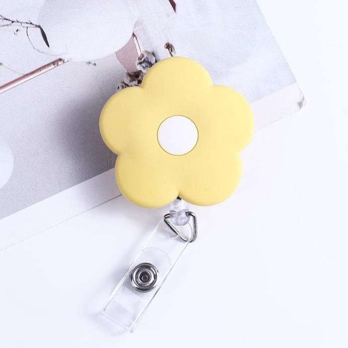 

RETRACTABLE BADGE REEL KANTOR LUCU KUNCI LANYARD ELEGAN KERJA