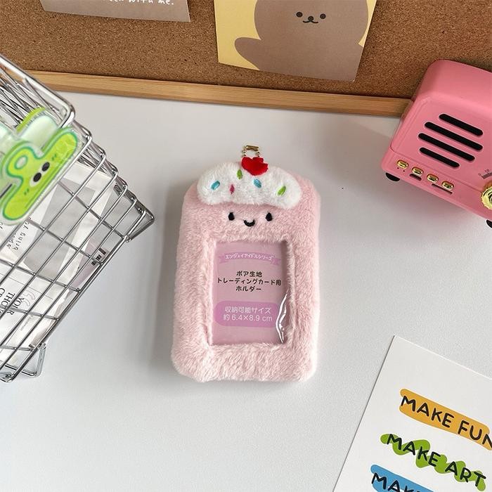 

CAKE PHOTOCARD HOLDER LANYARD BONEKA KUE PUDDING