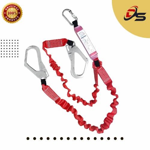 

Lanyard Ganda Elastis Dengan Absorber Leopard Lp 0464 / Double Lanyard