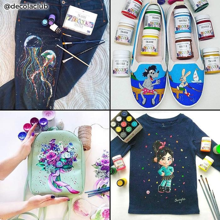 

Promo Nevskaya Palitra Decola Acrylic Paint For Textile Set 20Ml In Plastic Tbk