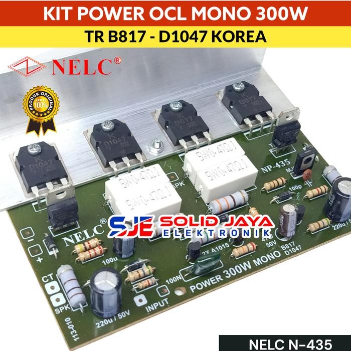 Kit Power Mono 300 Watt Kit Amplifier Audio Ocl 300W Tr B817 D1047 Asli Kit Ocl 300W Power Amplifier