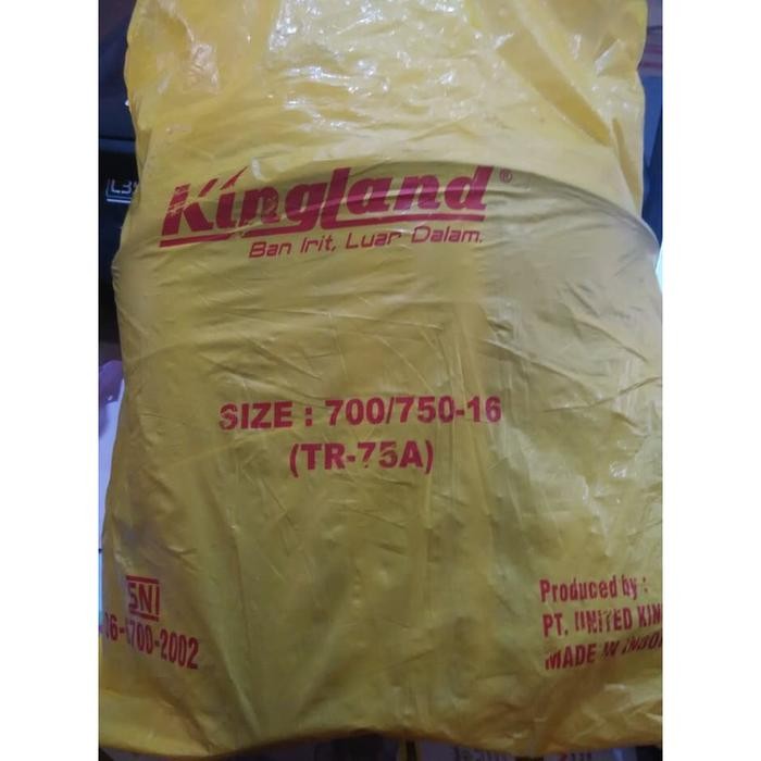 Grosir Ban Dalam Truk 700/750 Velg Ring 16 Pentil Panjang Merk Kingland