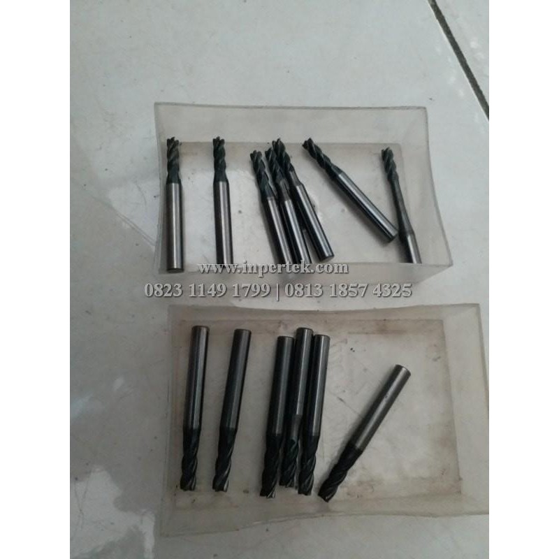 (Expert) Endmill 5 Carbide Bekas Endmill D 5 Carbide Mata Milling