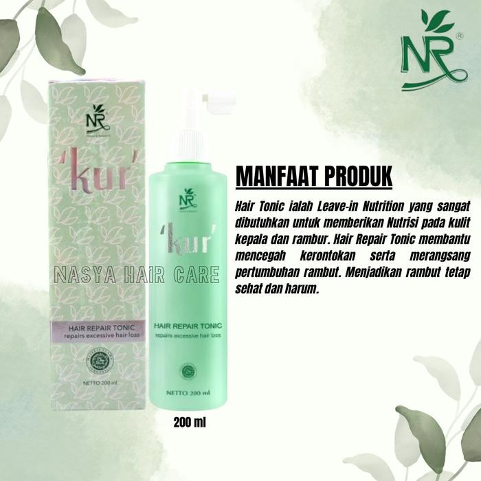NR Kur Hair Repair Tonic / Hair Tonic / Hair Reactive Tonic 200 ml - Hair Care Rambut Rontok /