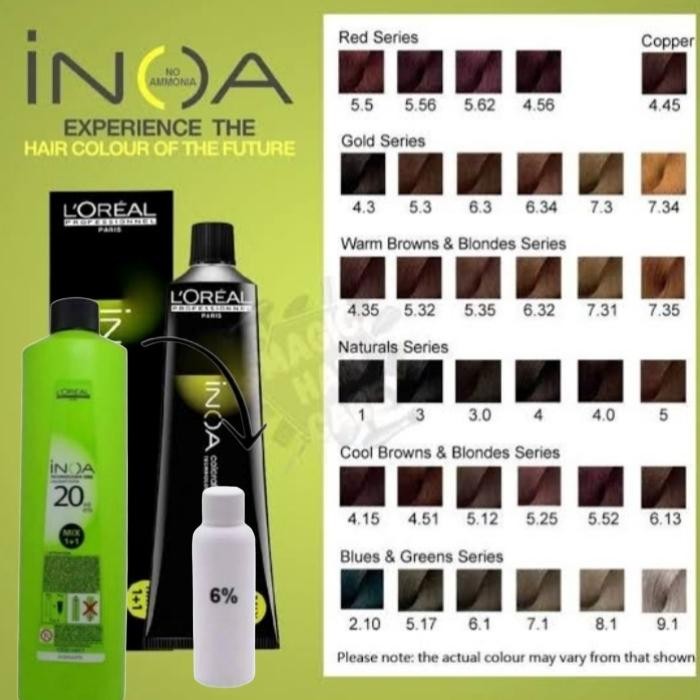 Cat rambut loreal inoa / Loreal inoa / Pewarna rambut inoa