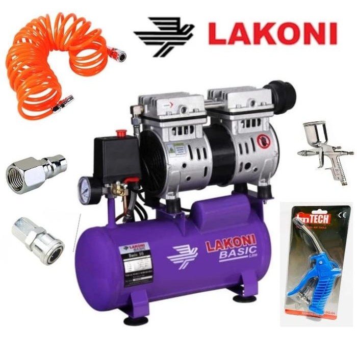 Paling Baik Kompresor Angin Oilless Silent Basic S9 Lakoni