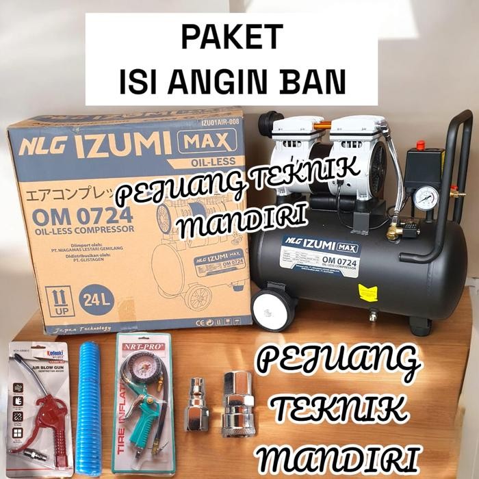 Terbatas Mesin Kompresor Angin Oilless Izumi Max Om 0724 / Izumi Max Om0724