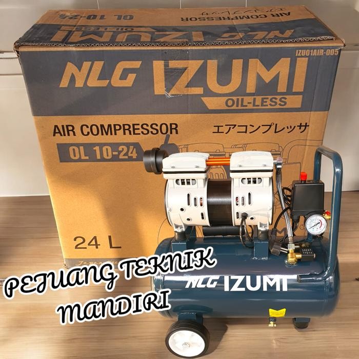 Bagus Izumi Ol 1024 Kompresor Angin 24L / Air Compresor 1Hp Izumi Ol1024