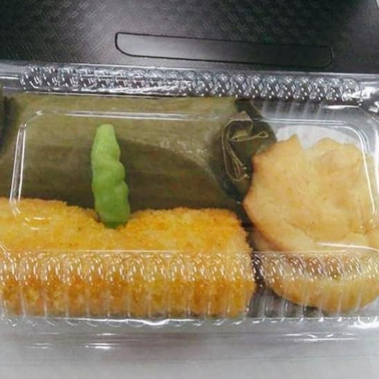 snack kue kotak mika isi 3 kue enak halal