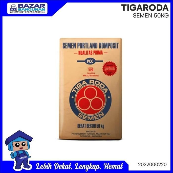 (Expert) SEMEN TIGA RODA 1 SAK 50 KG / 50KG