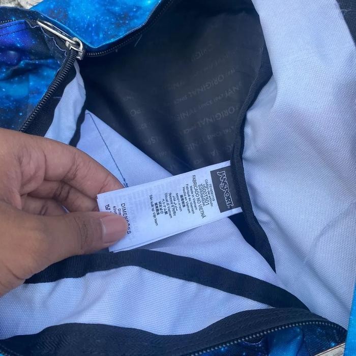 DAZZLE.12 TAS JANSPORT MOTIF GALAXY JANSPORT BACKPACK SUPER PREMIUM / TAS RANSEL JANSPORT