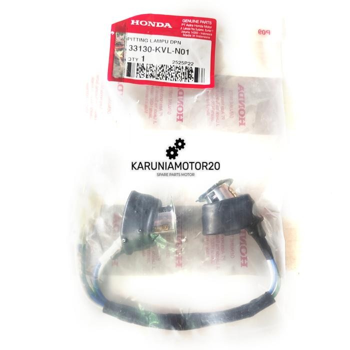 Soket Fiting Lampu Depan Supra X 125 Batman Original Ahm 33130-Kvl-N01