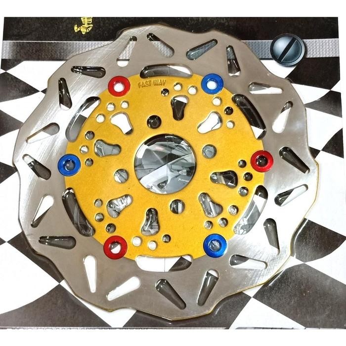 Piringan Depan Smash Shogun Spin Skywave Skydrive Hayate Disk Cakram 220Mm Depan Variasi Standar