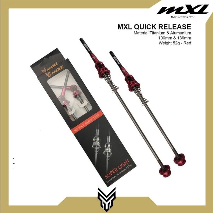 Quick Release Sepeda Mxl As Qr Skewer Hub Sepeda Titanium 100/130 Mm