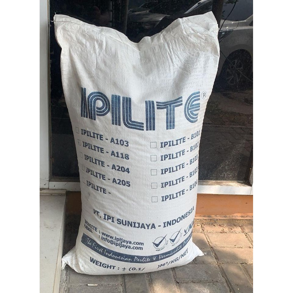 Perlite Karungan 1 zak perlite merk IPILITE A118 karungan 1 Zak