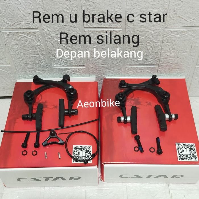 Rem U Brake C Star Sepeda Bmx Federal Dll Rem Silang Depan Belakang
