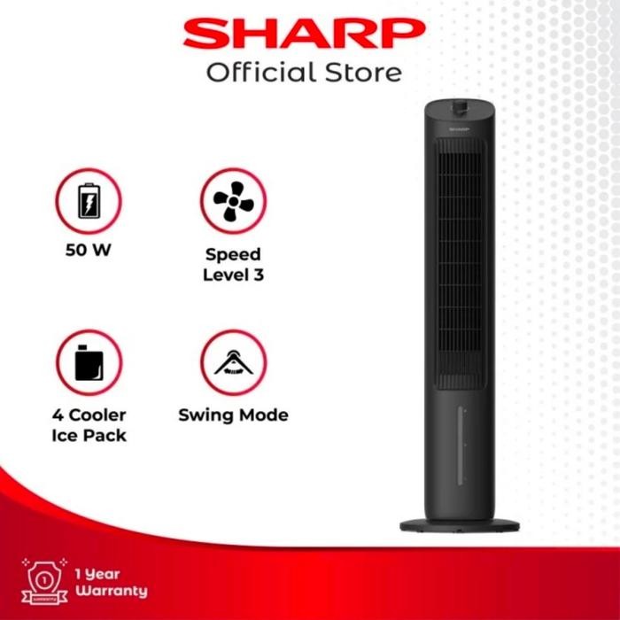 Sharp Tower Air Cooler - Pj-R34Ty-B Pasti Ori