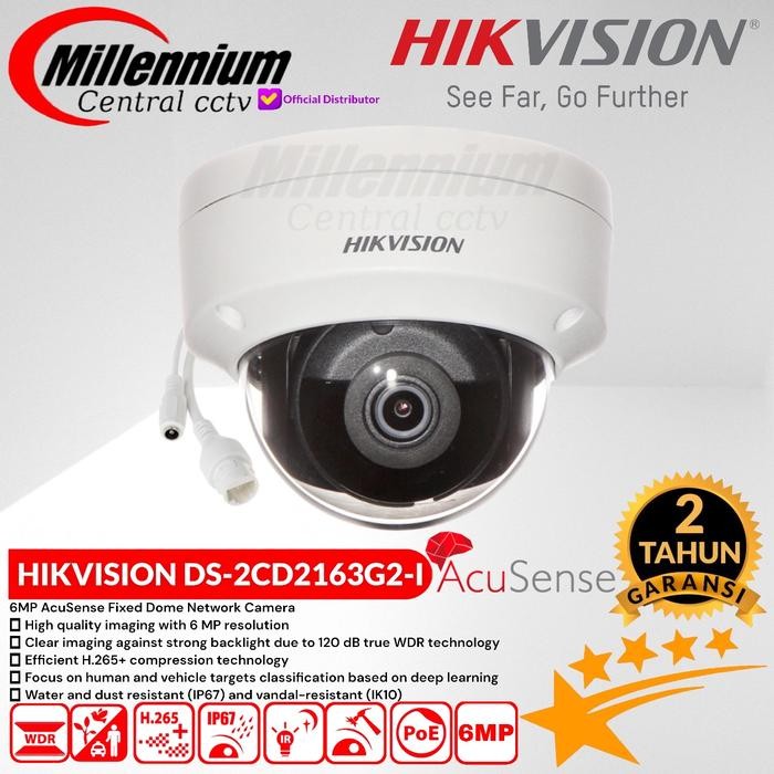 IP CAMERA CCTV HIKVISION 6MP DS-2CD2163G2-I