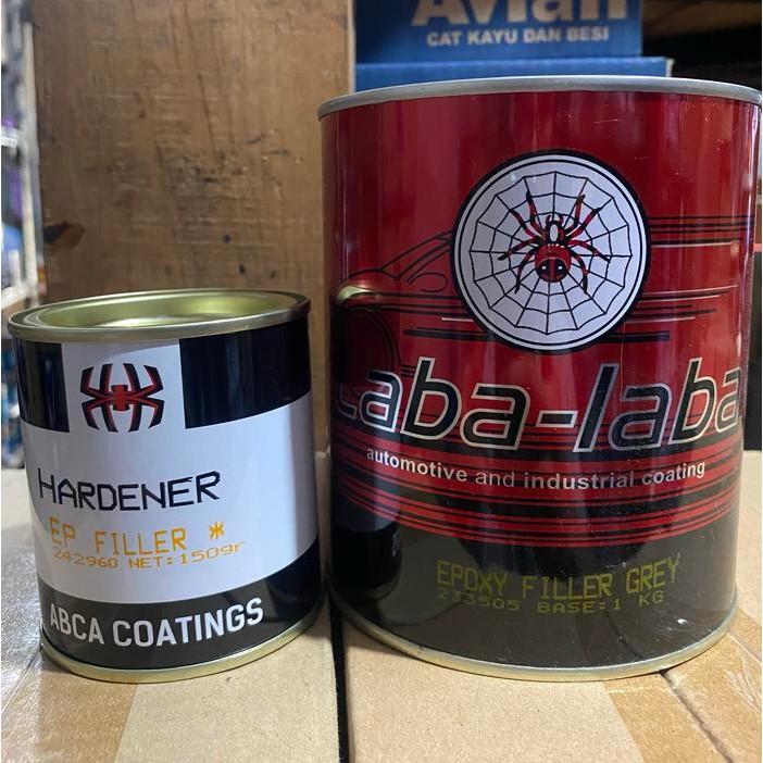 Cat Epoxy Filler Laba Laba 1Kg Cat Dasar Epoxy #Gratisongkir