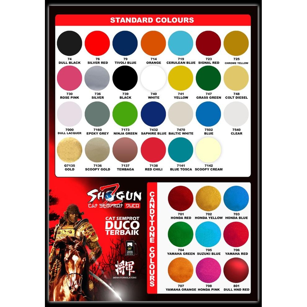 Cat Semprot Shogun Z Rainbow Silver 820 - Pilok Pylox Bunglon #Gratisongkir