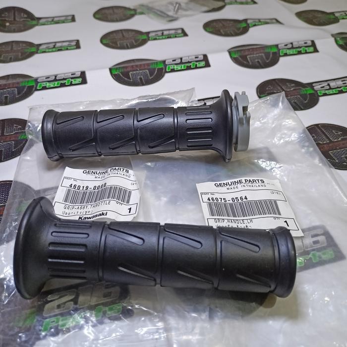 Handgrip Grip Gas Stang Set Ninja 250 Fi 250Fi Original Kawasaki