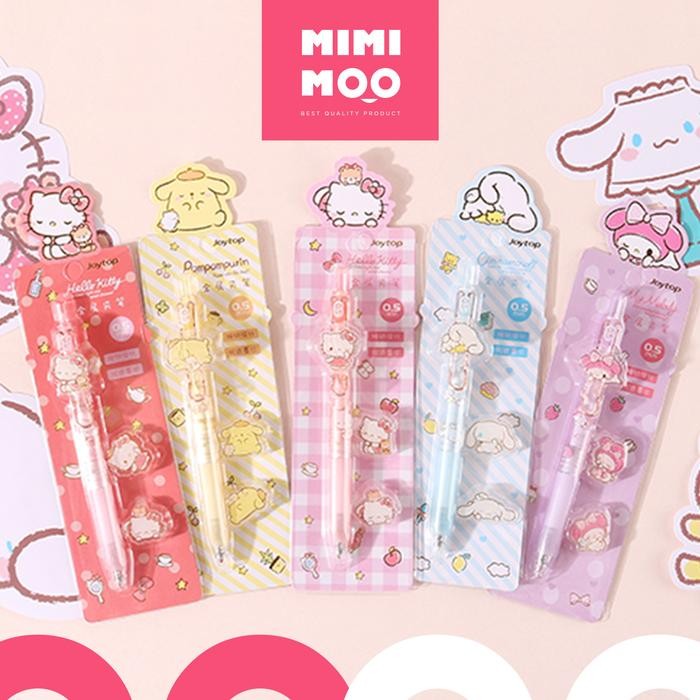 

MIMIMOO Pen Gel Karakter Lucu Cinnamoroll My Melody Sanrio Edition