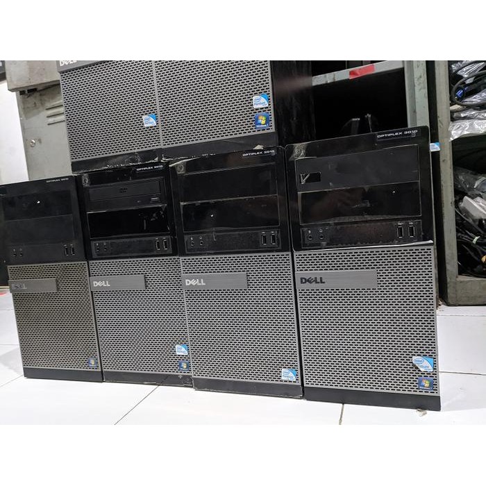 Jual CPU DELL CORE i3/i5/i7 (haswell) RAM 8GB - STORAGE SSD / HARDISK, PC BUILTUP DELL, NORMAL