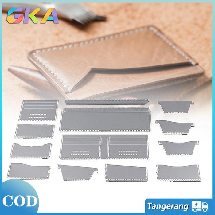 

TEMPLATE STENSIL BAHAN AKRILIK BENING UNTUK ALAT KERAJINAN KULIT 13PCS KODE 287