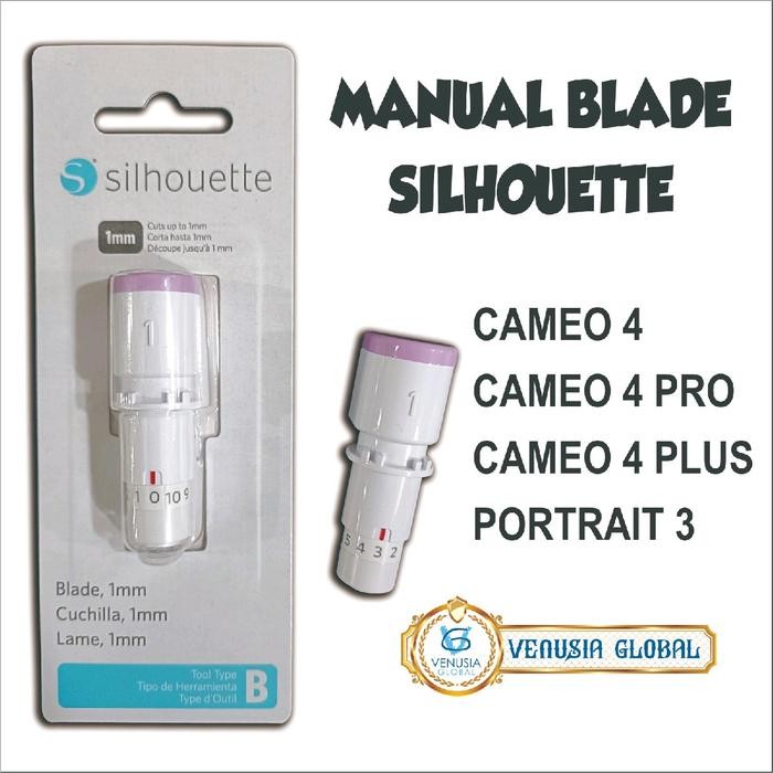 

MANUAL BLADE SILHOUETTE CAMEO 4 HOLDER PISAU SILHOUETTE PORTRAIT 3 STICKER TIDAK GREEN KODE 906